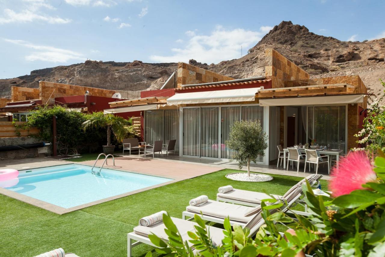 Elle Ocean Villa Gran Canaria Heated Pool Wifi Amadores Bagian luar foto